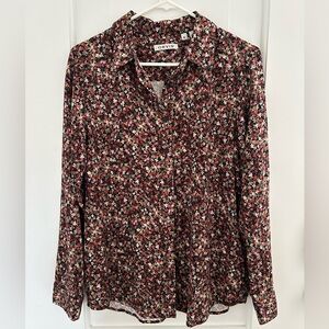 Orvis Silk Floral Button-Down Shirt